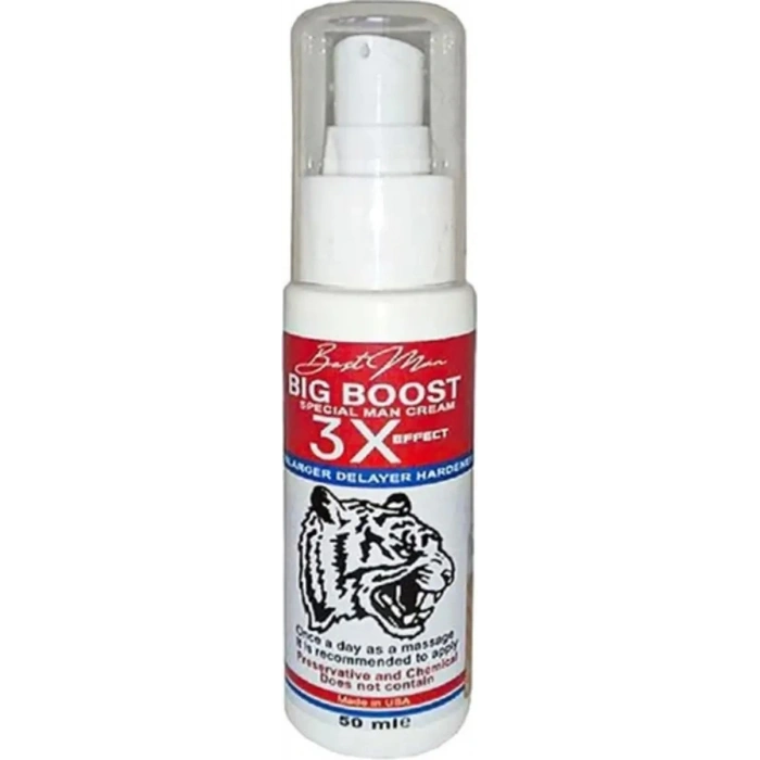 Hubrendy Bez Süper Bigboost Cream 50 ml Erkeklere Özel 3xeffect Krem