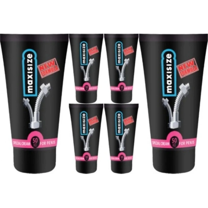 Hubrendy Bez Süper Maxsize Maxi Size Cream Erkeğe Özel 50 ml 6 Adet Krem