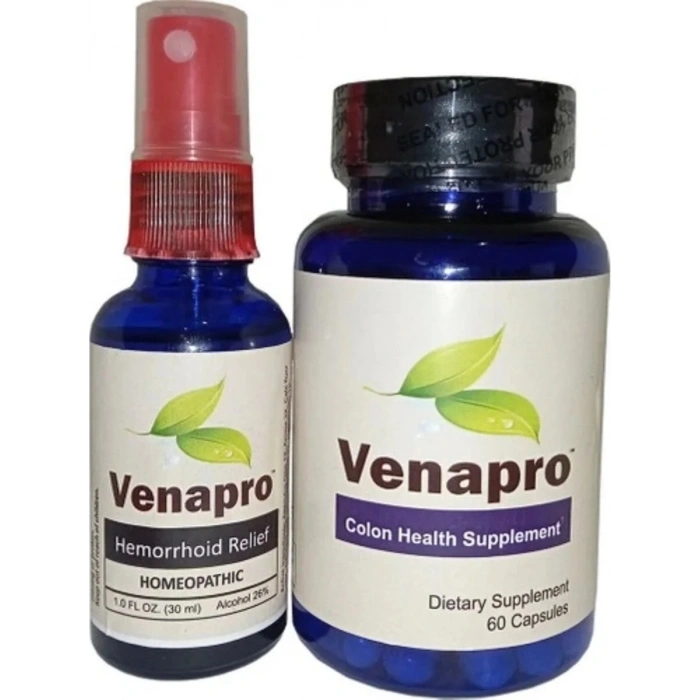 Hubrendy Bez Süper Muzice Venapro 2 Li Bakım Seti 30 ml Sprey + 60 Lı Caps