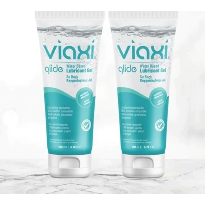 Hubrendy Bez Süper Viaxi Glide Su Bazlı Jel Sade 200 ml 2li