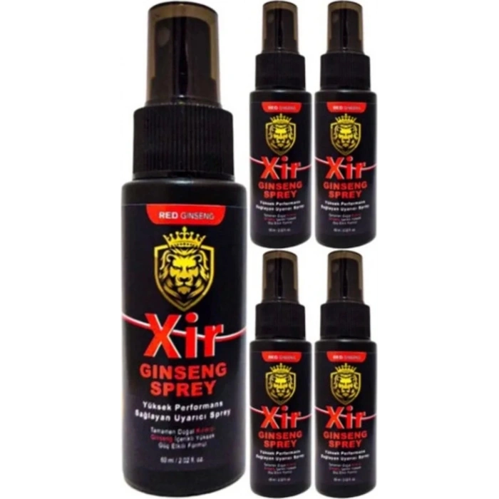 Hubrendy Bez Süper Xir 60 ml Erkeğe Özel Karışım 5 Adet 3xeffect Sprey