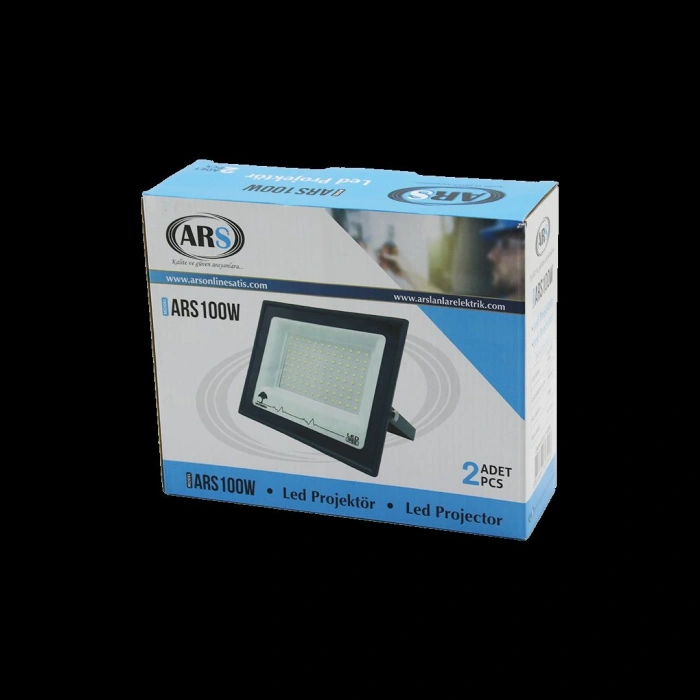 Hubrendy Tedarik 100W LED Projektör (2li) -