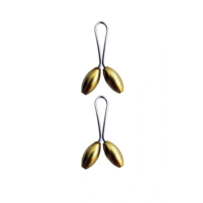 Hubrendy Tedarik 2 Adet Tesettür Eşarp ve Şal Klipsi Sarı