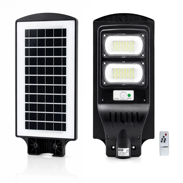 Hubrendy Tedarik 200W 6500K Sensörlü Güneş Enerjili Sokak Lambası
