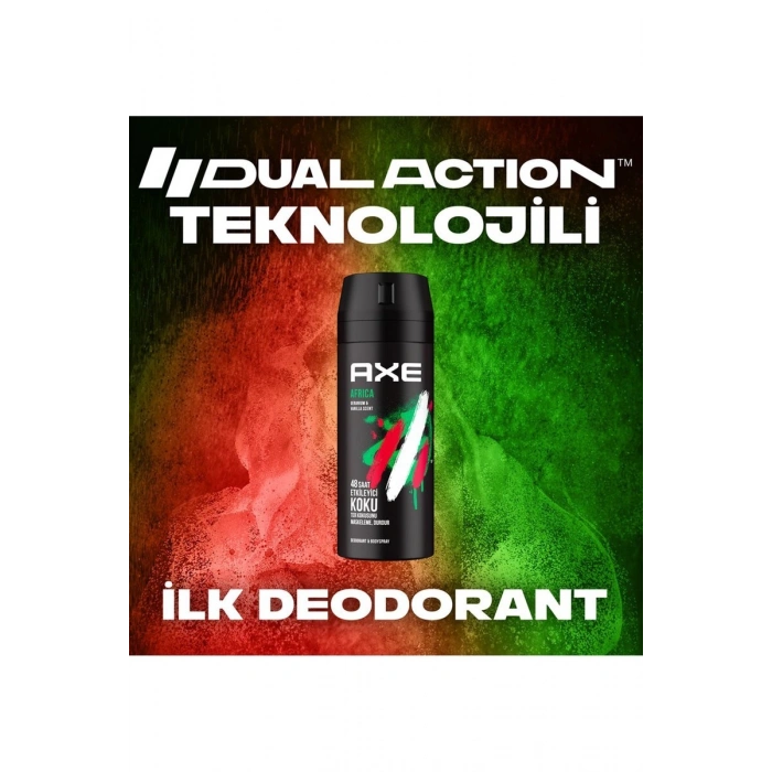 Hubrendy Tedarik 3 Adet Axe Africa Erkek Deodorant Sprey 150 ml