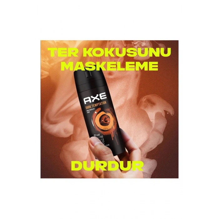 Hubrendy Tedarik 3 Adet Axe Dark Temptatıon Bay Parfüm Kofre 150 ml