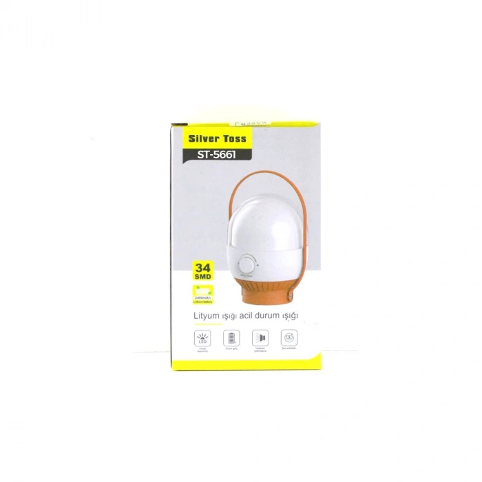 Hubrendy Tedarik 34 LED USB Şarjlı Kamp Lambası - Ayarlanabilir Işık, 2400mAh