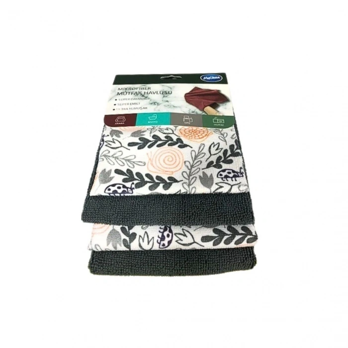 Hubrendy Tedarik 4li Mikrofiber Kurulama Havlusu