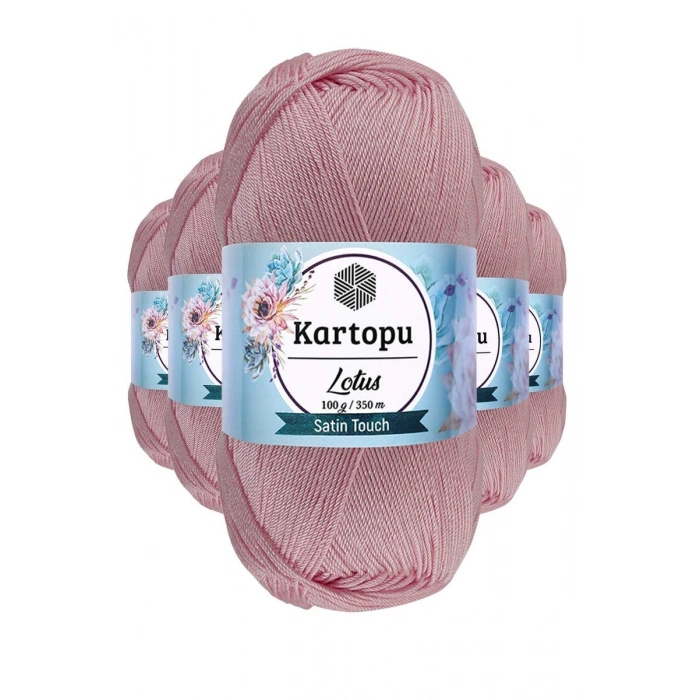 Hubrendy Tedarik 5 Adet Lotus Bikini Büstiyer Bluz Örgü İpi  K768 Açık Pembe