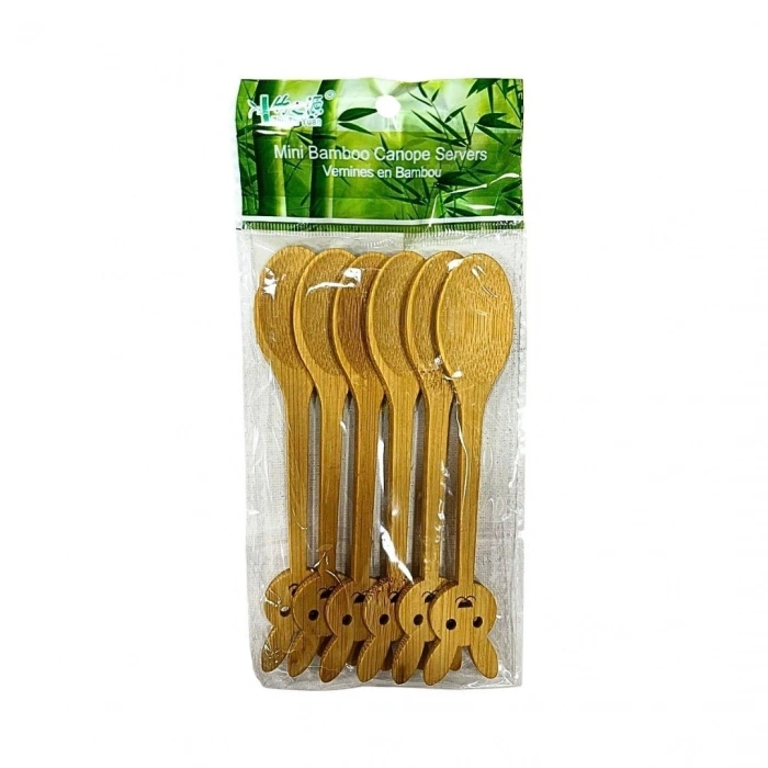 Hubrendy Tedarik 6li Bambu Kaşık