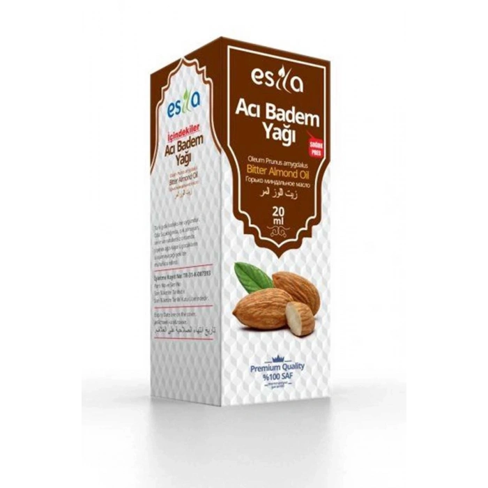Hubrendy Tedarik Acı Badem Yağı 20 Ml.