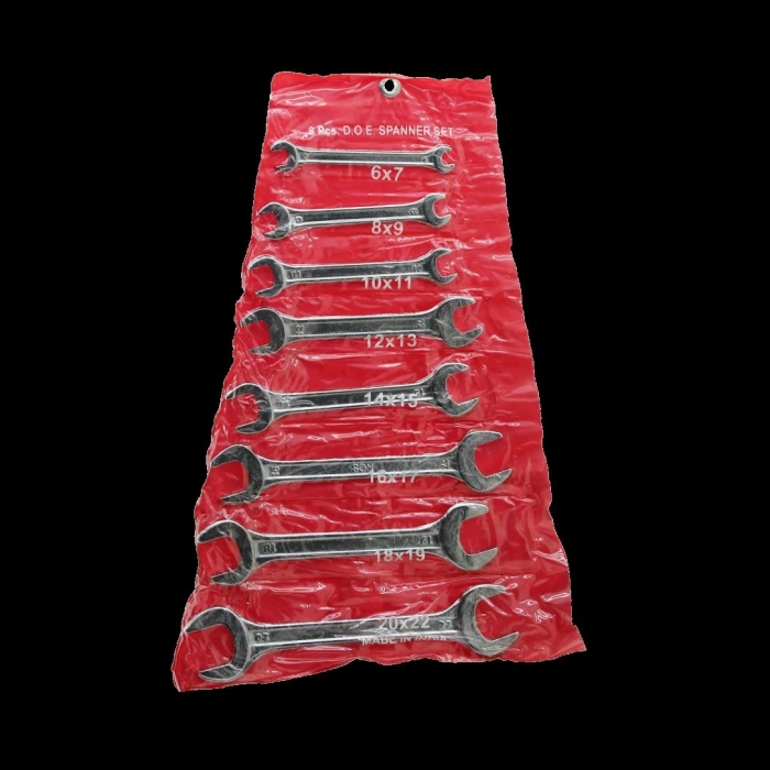 Hubrendy Tedarik Açık Uçlu Anahtar Takımı 6-22 mm (8 Parça)