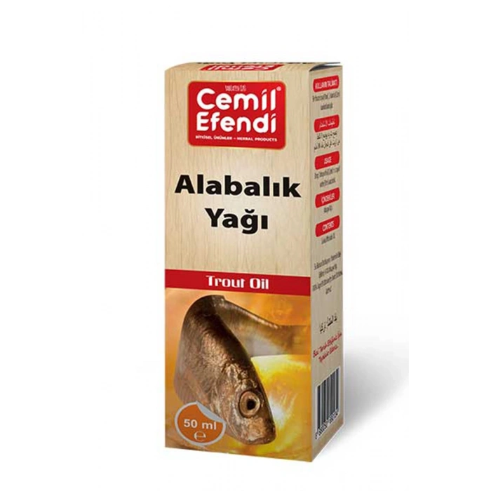 Hubrendy Tedarik Alabalık Yağı 50 Ml.