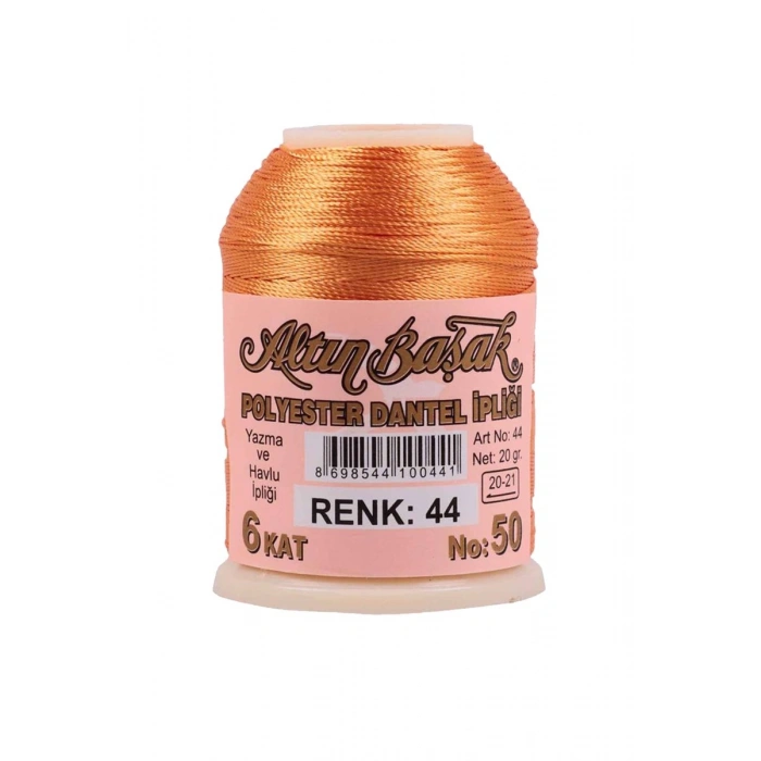 Hubrendy Tedarik Altınbaşak Oya ve Dantel İpi 20 gr - Royaleks - No: 044
