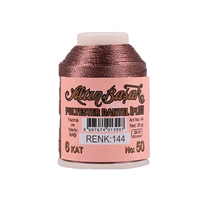 Hubrendy Tedarik Altınbaşak Oya ve Dantel İpi 20 gr - Royaleks - No: 144