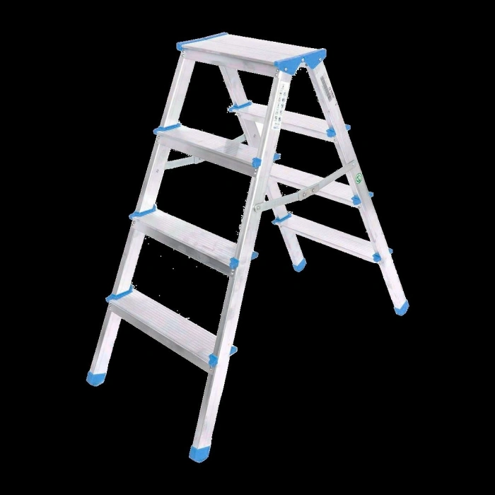 Hubrendy Tedarik Alüminyum Çift Basamaklı Merdiven 92 cm (4+4)