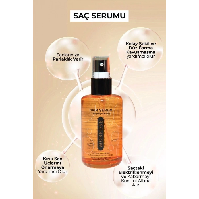 Hubrendy Tedarik Argan Saç Serumu 75 ML - Boyalı ve Röfleli Saçlar - mrfs