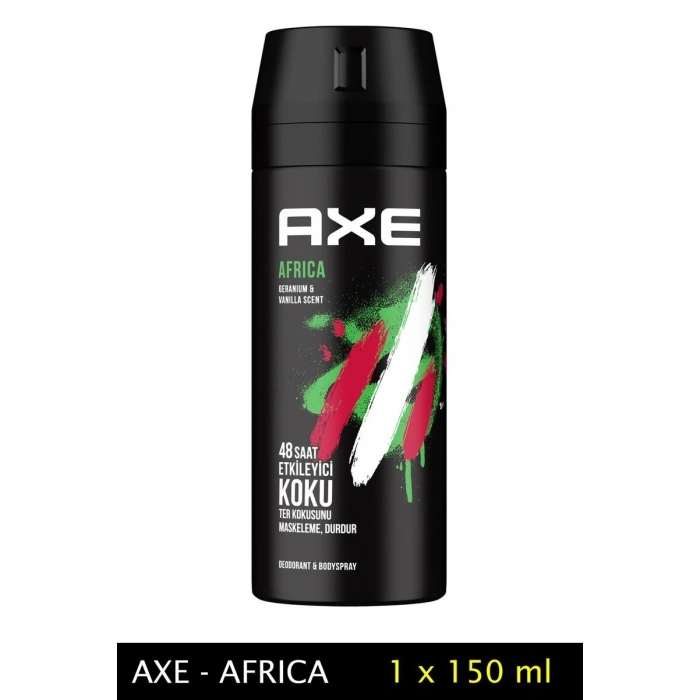 Hubrendy Tedarik Axe Africa Erkek Deodorant Sprey 150 ml