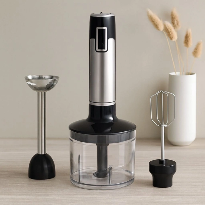 Hubrendy Tedarik Ayarlanabilir Hızlı El Blender Seti 700 ml