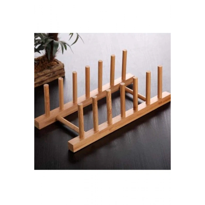 Hubrendy Tedarik Bambu Lüx 6 Bölmeli Tabaklık 25X13,5X11Cm