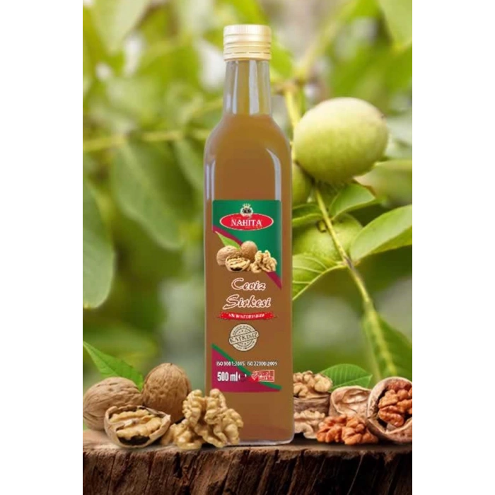 Hubrendy Tedarik Ceviz Sirkesi % 100 doğal Katkısız 500 ml