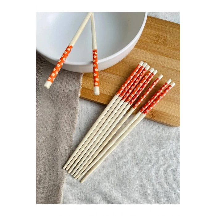 Hubrendy Tedarik Chopsticks Bambu Yemek Çubuğu 10lu