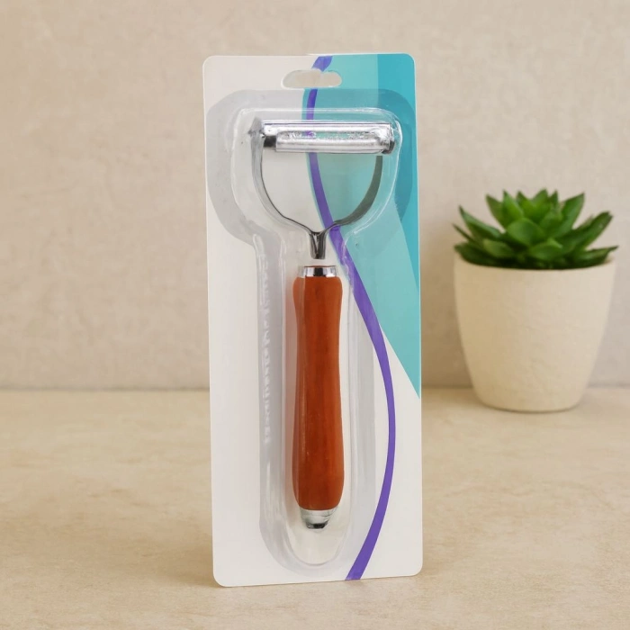 Hubrendy Tedarik Çift Başlı Metal Soyacak (Ahşap Saplı)