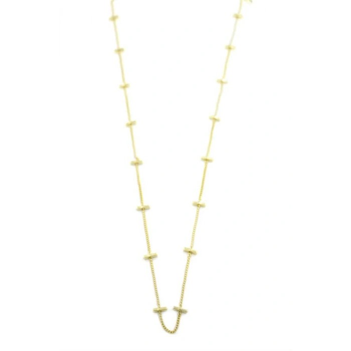 Hubrendy Tedarik Çubuk Kolye - 45cm - Altın
