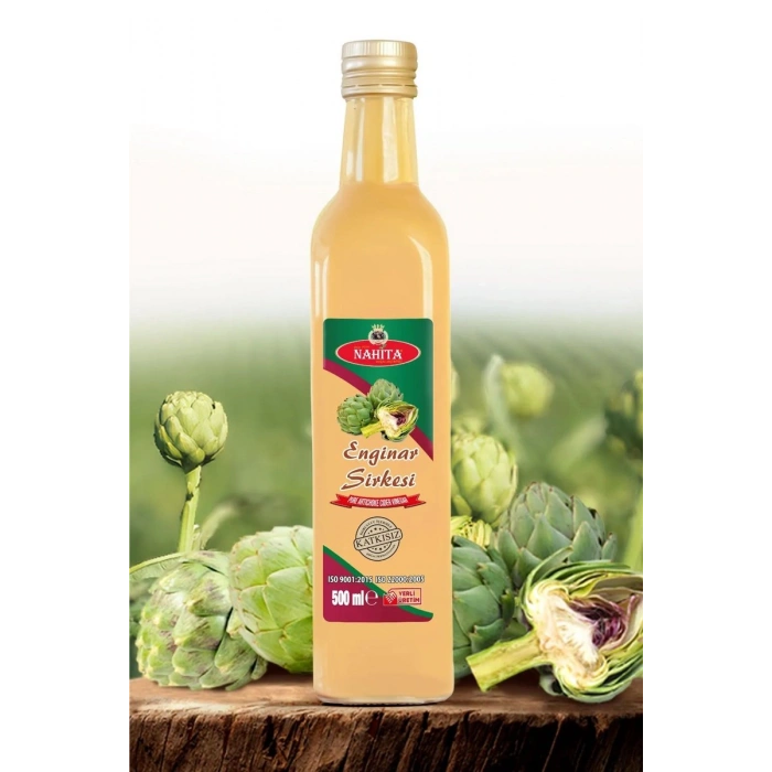 Hubrendy Tedarik Enginar Sirkesi % 100 doğal Katkısız 500 ml
