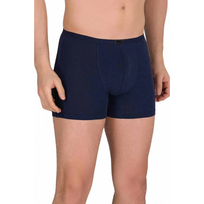 Hubrendy Tedarik Erkek Modal Boxer Short Lacivert 4488B