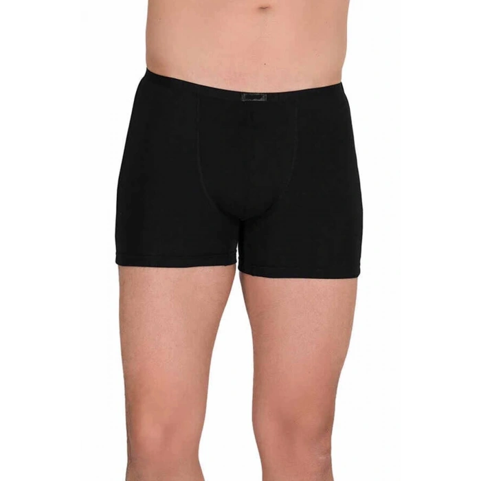 Hubrendy Tedarik Erkek Modal Boxer Short Siyah 4488B