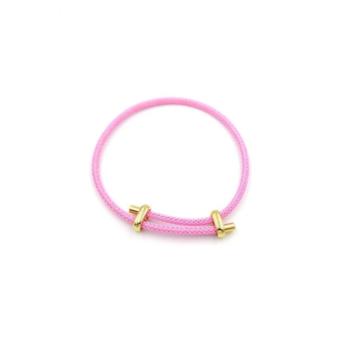 Hubrendy Tedarik İp Bileklik - Pembe