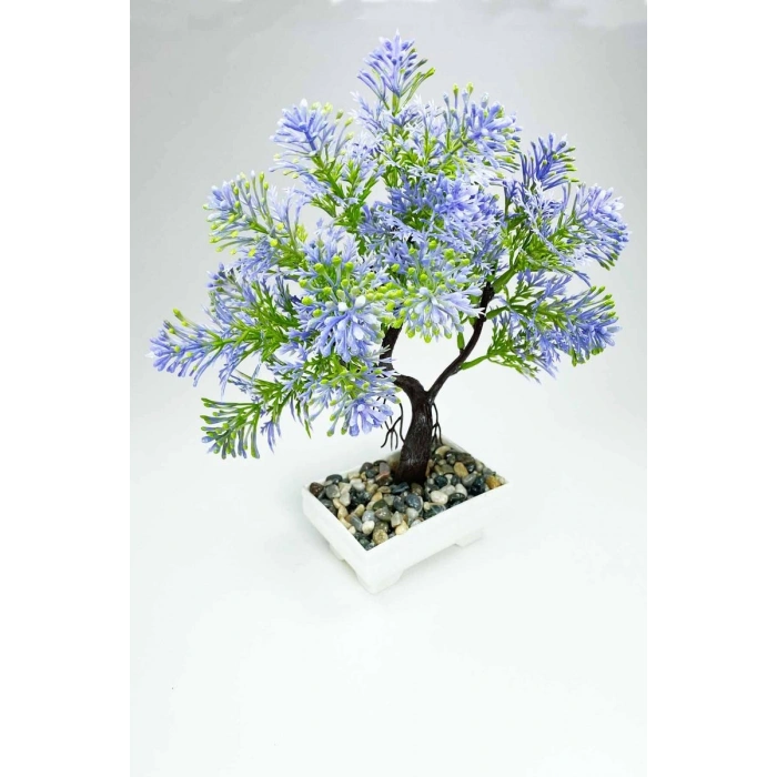 Hubrendy Tedarik Kasımpatı Bonsai Yapay Ağaç 25x20 cm
