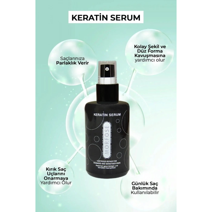 Hubrendy Tedarik Keratin Saç Serumu 75 ML - Yıpranmış Saçlar için - mrfs