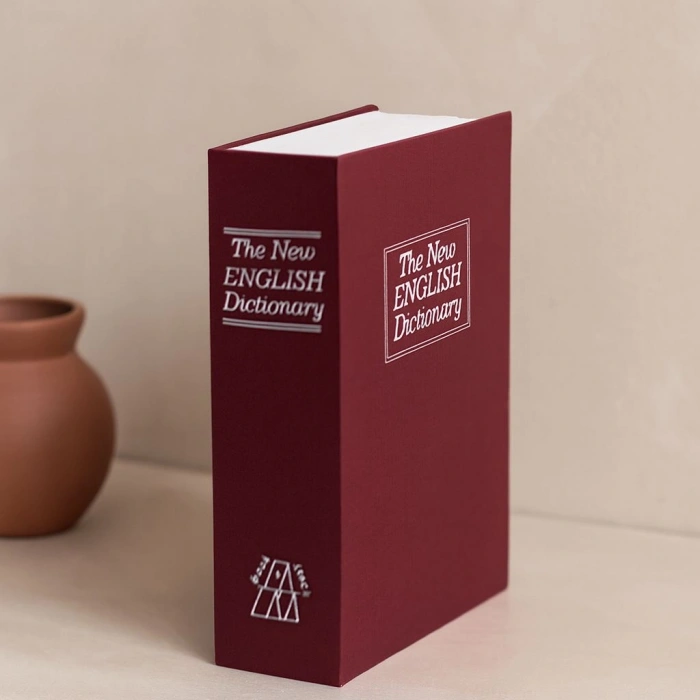 Hubrendy Tedarik Kitap Modeli Kilitli Kasa 240x155x55 mm