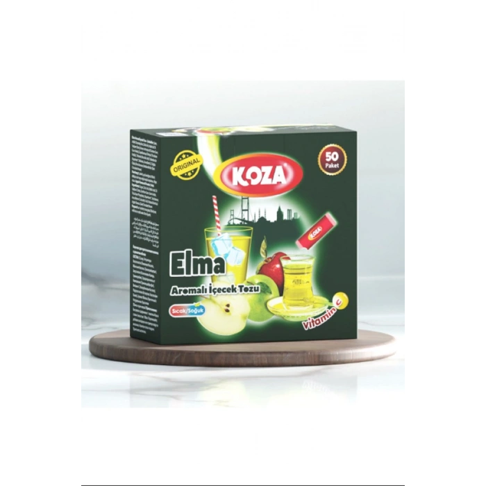 Hubrendy Tedarik Koza Tek İçimlik Elma Aromalı Toz İçecek 50li