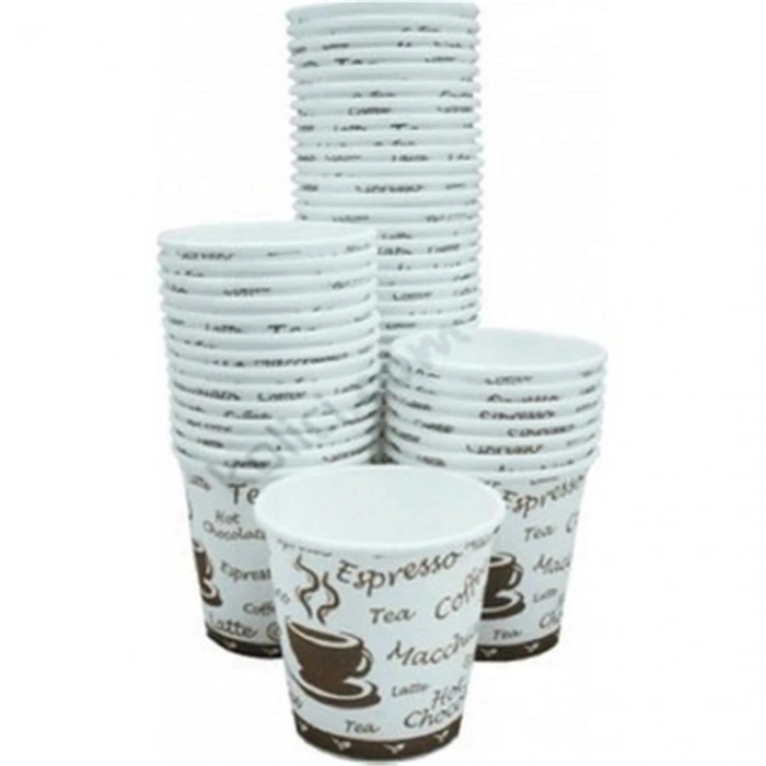 Hubrendy Tedarik Küçük 4 oz Karton Bardak