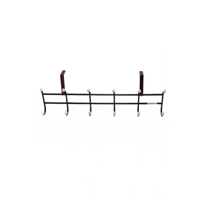 Hubrendy Tedarik Lüx Amerikan Panel Kapı Askısı 6 lı 12x50 cm