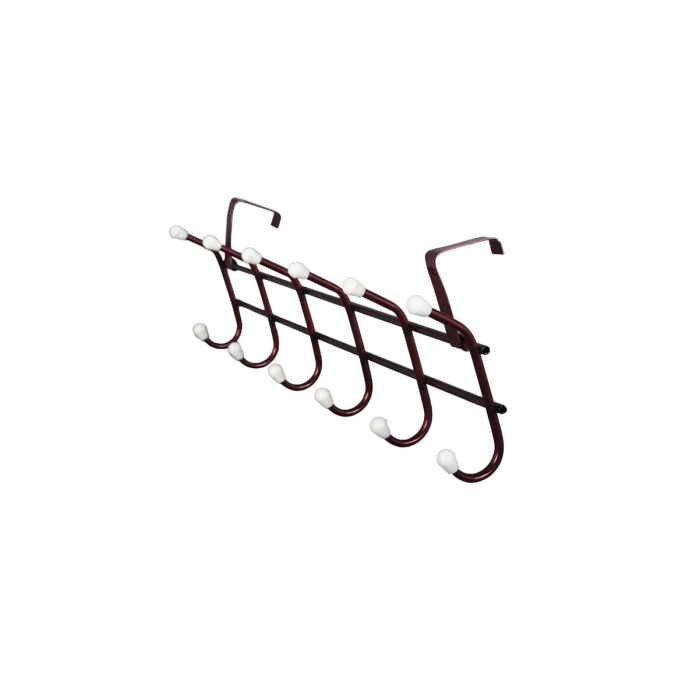 Hubrendy Tedarik Lüx Amerikan Panel Kapı Askısı 6 lı 12x50 cm
