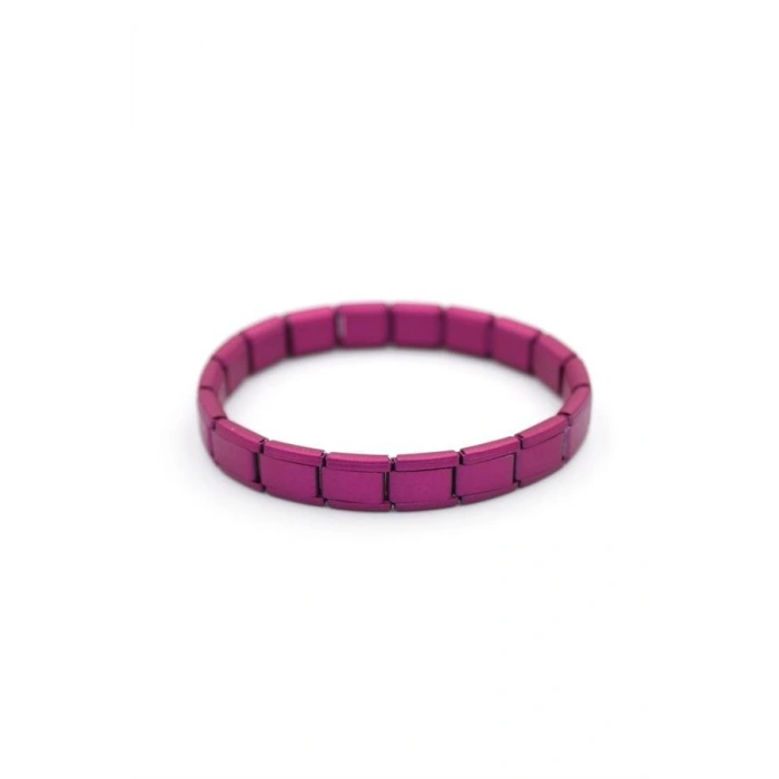 Hubrendy Tedarik Mat Nomi Bilezik - Pembe