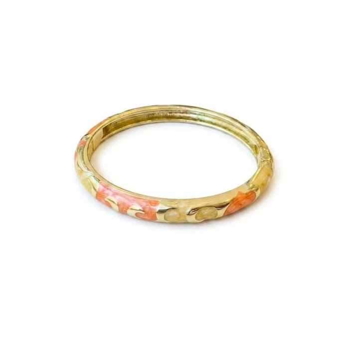 Hubrendy Tedarik Mineli Bilezik - Turuncu