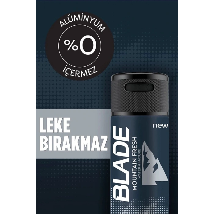 Hubrendy Tedarik Mountain Fresh Erkek Deodorant 150ml Leke Bırakmaz