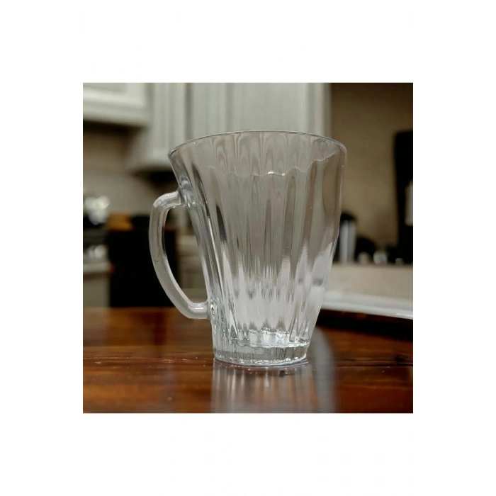 Hubrendy Tedarik Moza Mug 6lı Kulplu Bardak Royaleks-G-210