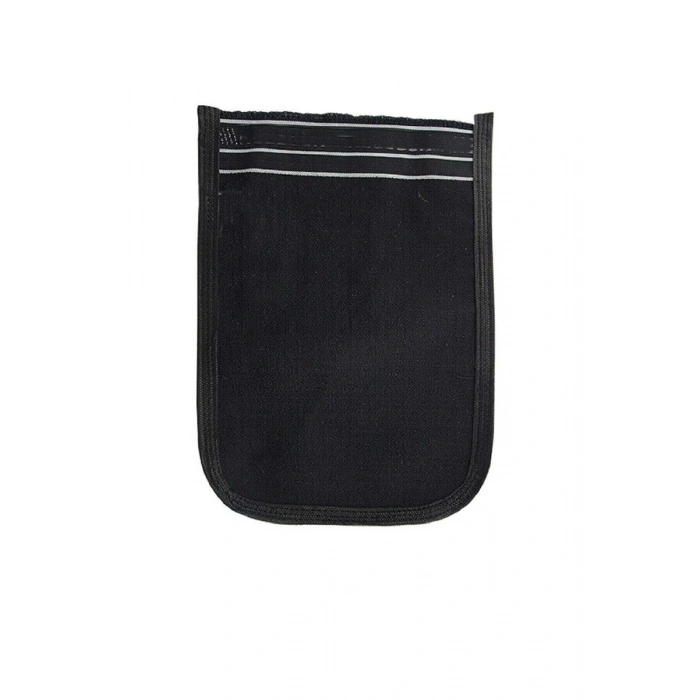 Hubrendy Tedarik Osmanlı Kalın Siyah Banyo Hamam Kesesi 25x17 Cm