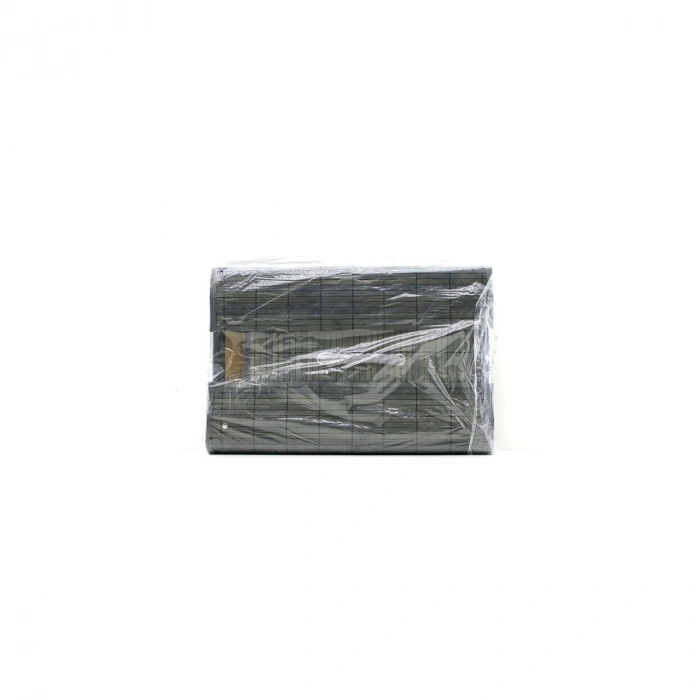 Hubrendy Tedarik Oval Bambu Kenarlı 3lü Organizer Sepet Seti - Gri
