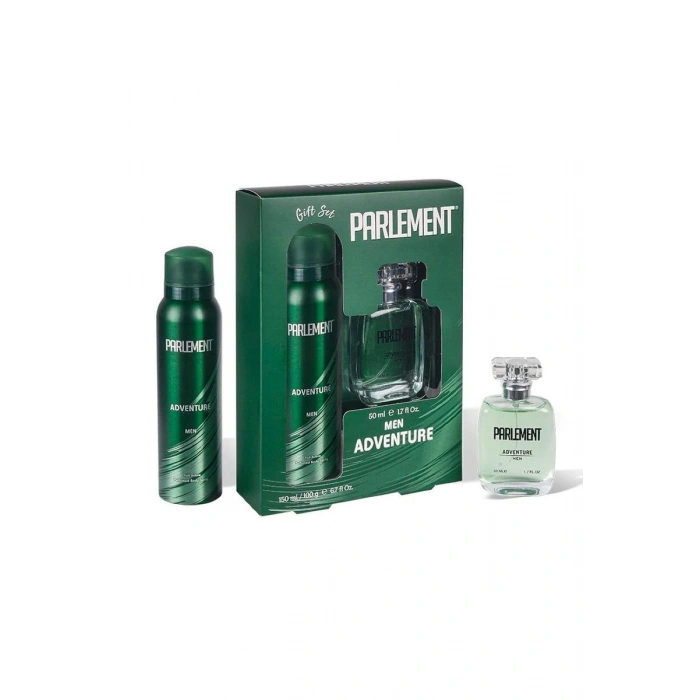 Hubrendy Tedarik Parlement 50 Ml Adventure Erkek Parfüm + 150 Ml Deodorant Seti