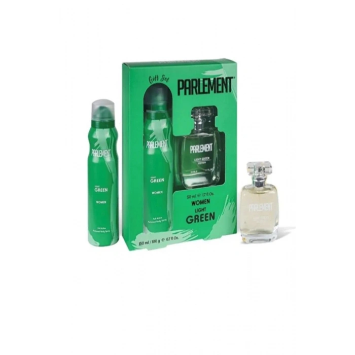 Hubrendy Tedarik Parlement 50 Ml Light Green Kadın Parfüm + 150 Ml Deodorant Seti