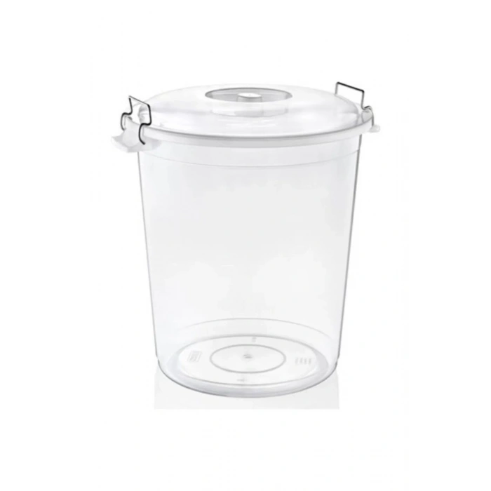 Hubrendy Tedarik Plus Şeffaf Bakliyat Kovası 50 Litre Royaleks-ASD173