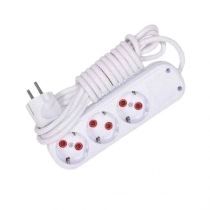 Hubrendy Tedarik Sade 3li Priz 5 m