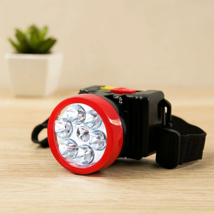 Hubrendy Tedarik Şarjlı 6 LED 2W Kafa Lambası - Ayarlanabilir Işık